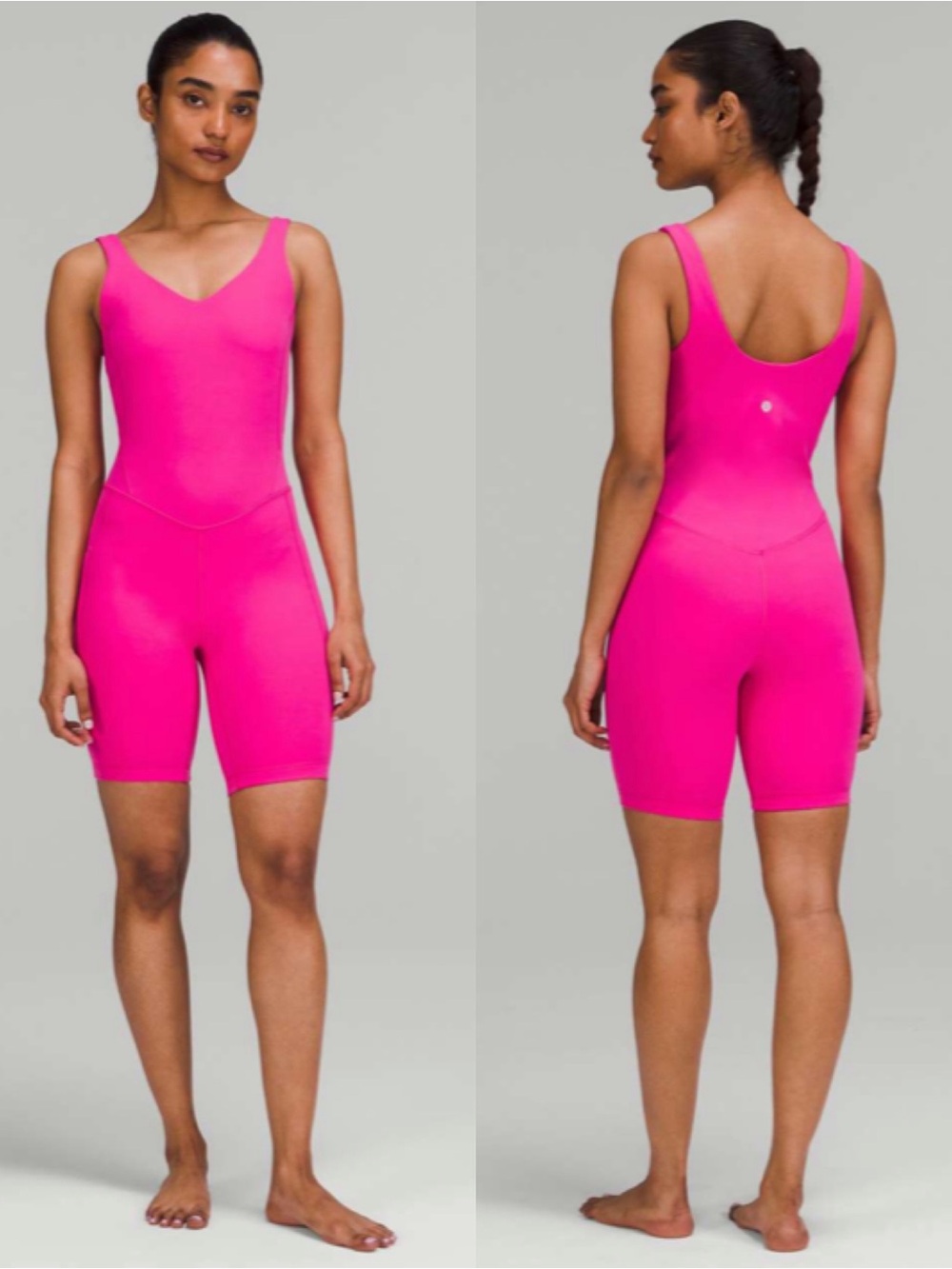 Lululemon Align Onesie 8" Sonic Pink SZ 4